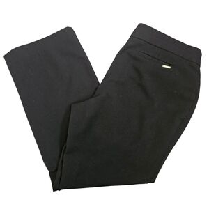 Anne Klein Womens Black Career Trousers Size 14P
